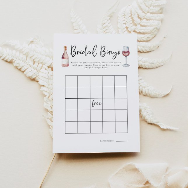 Jogo de Chá de panela de Bingo Bridal de Vinho Ros (Criador carregado)