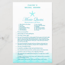 Jogo de Chá de panela de praia, náutico, sereia