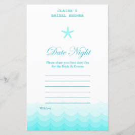 Jogo de Chá de panela de praia, náutico, sereia