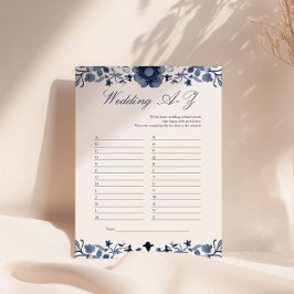 Jogo de Chá de panela Delft Blue Wedding A-Z | Flo