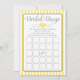 Jogo de Chá de panela do Bingo Amarelo Bridal