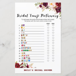 Jogo de Chá de panela do Jardim Borgonha IMPRESSO