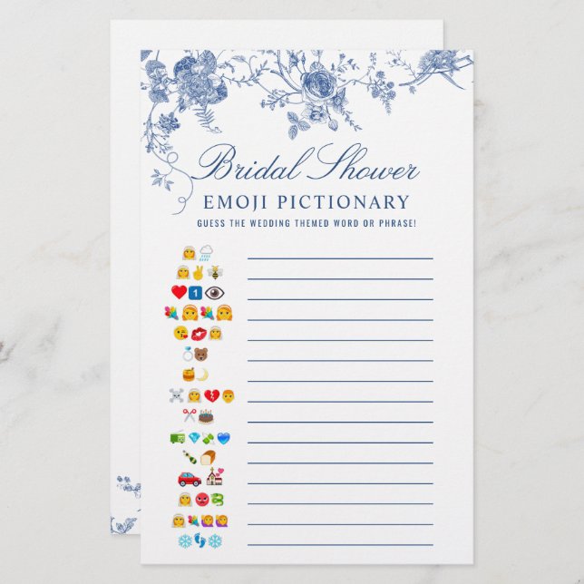 Jogo de Chá de panela do Jardim Francês Azul Vitor (Frente/Verso)