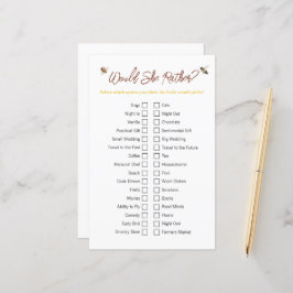 Jogo de Chá de panela "Ela Preferencialmente"