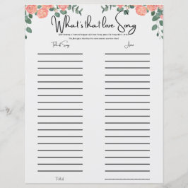 Jogo de Chá de panela Musical Floral Divertido