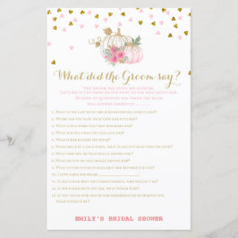 Jogo de Chá de panela rosa e Dourado, Abóbora