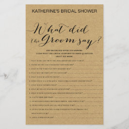 Jogo de Chá de panela Rustic Kraft IMPRESSO