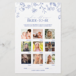 Jogo de Chá de panela Vitoriano Azul e Branco