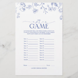 Jogo de Chá de panela Vitoriano Azul e Branco