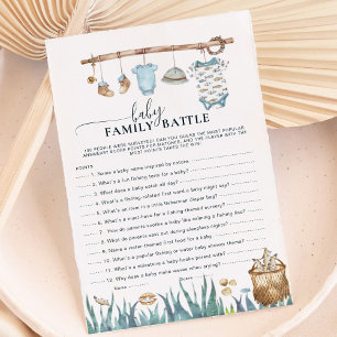 Jogo de Chá do Pescarista para a Batalha de Bebê F