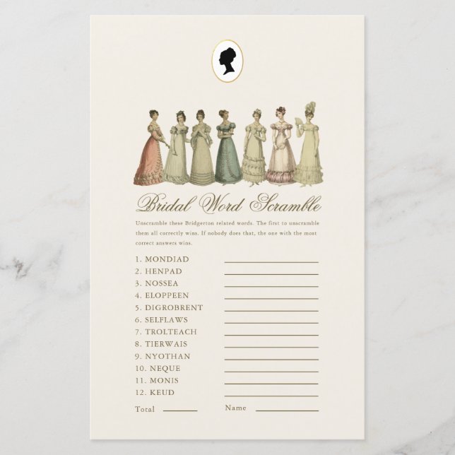 Jogo de Chuva de Arroz para Noivas Regency Ladies  (Frente)