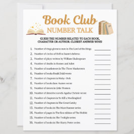 Jogo de Conversa sobre Números do Clube do Livro