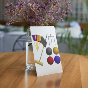 Jogo de convites do Croquet