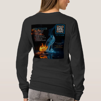 Jogo de Corações Camiseta de Manga Longa