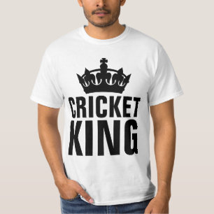 JOGO DE CRICKET, T-shirts CRICKET KING