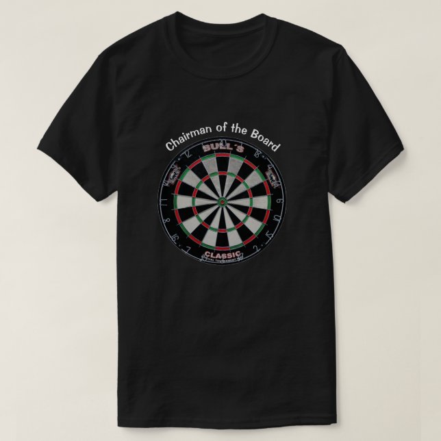 Jogo de Darts Presidente do Conselho T-Shirt (Frente do Design)