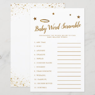 Jogo de Desembaralhar Palavras de Bebê Enviado pel