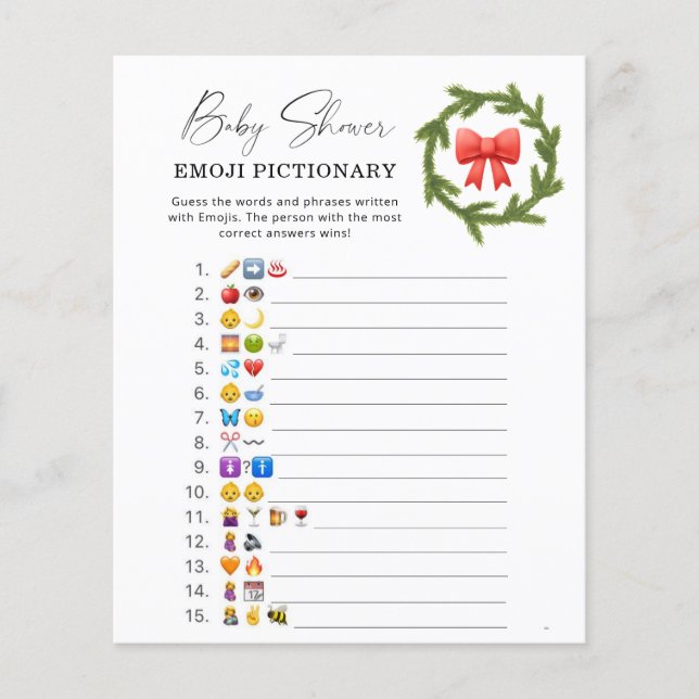 Jogo de emoji de bebê de inverno (Frente)