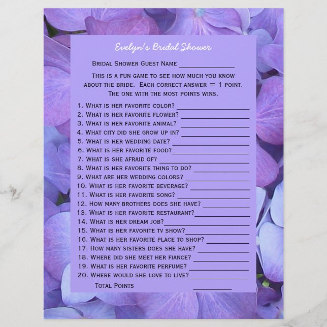 Jogo de Festa de Brida ou Chá de casamento — Hydra (Frente)