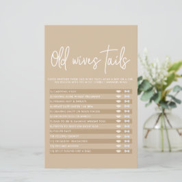 Jogo de histórias de esposas antigas e minimalista