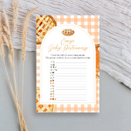 Jogo de Imagem Emoji, Chá de fraldas de Pequenas P