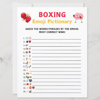 Jogo de Imagem Emoji de Boxing