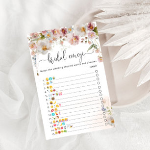 Jogo de Imagem Emoji do Chá de panela das Flores d