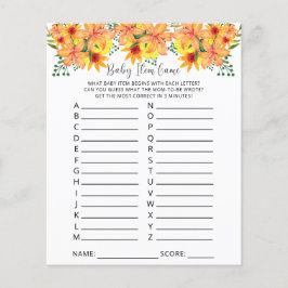 Jogo de item de bebê abóbora de outono. Jogo de ch