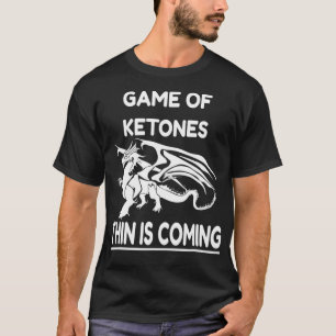 Jogo de Ketones Keto - Presente da camisa de dieta