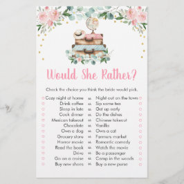 Jogo de Noiva 'Would She Rather' Floral Rosa Viage