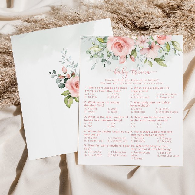 Jogo de perguntas e respostas para chá de bebê com (Criador carregado)