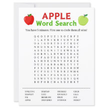 Jogo de Pesquisa do Apple Word