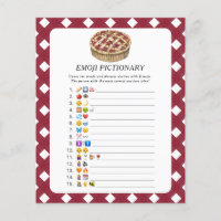 Jogo de picareta Emoji com chá de fraldas Pequeno