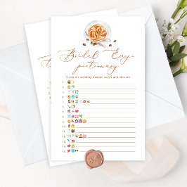 Jogo de picaria emoji do chá de panela de café