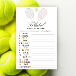 Jogo de Pictionary com emojis da festa de noivado 