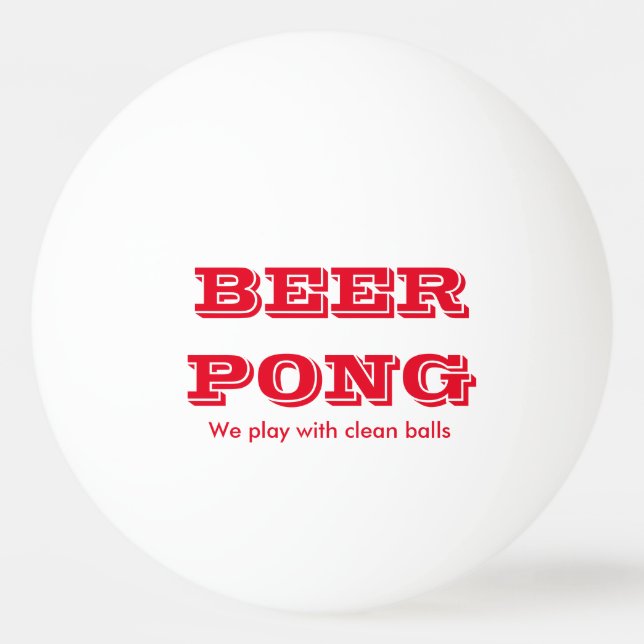 Jogo de Pong da cerveja com bolas limpas 2 (Frente)