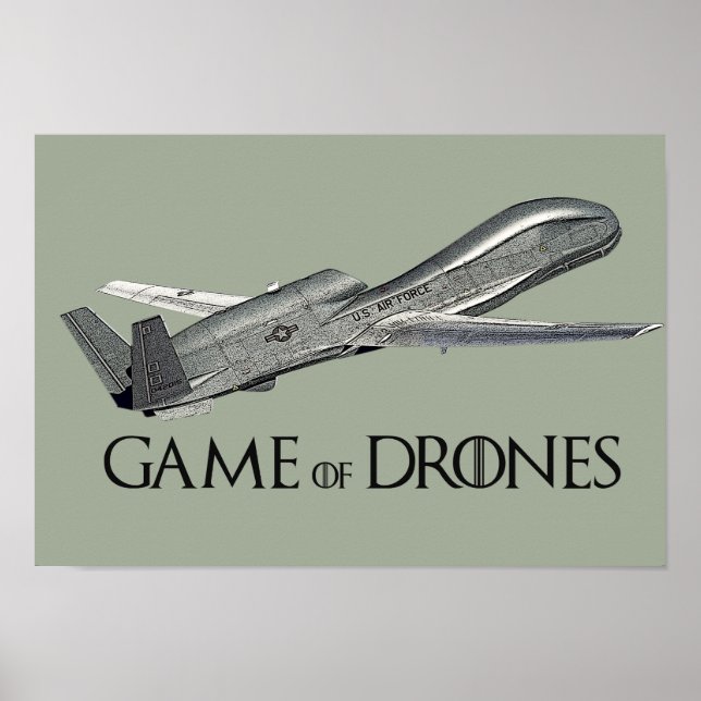 Jogo de Poster de Drones (Frente)