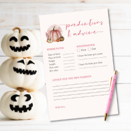 Jogo de previsão de Chá de fraldas de menina de ab