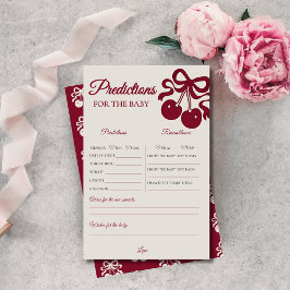 jogo de previsão de Chás de fraldas de cereja burg