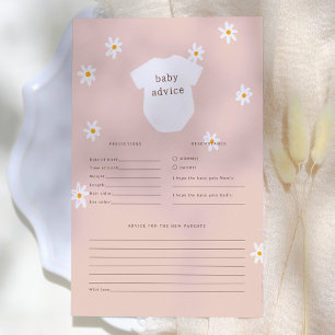 Jogo de Previsão e Conselho Boho Baby Daisy Flower