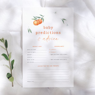 Jogo de previsão e conselho do Chá de fraldas Lara