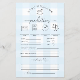 Jogo de Previsões de Bebê de Cavalo Rochoso Blue G