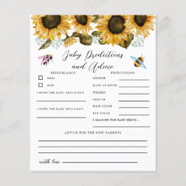 Jogo de Previsões de Bebês Revelação de Gênero de 