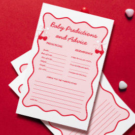 Jogo de previsões de Chás de fraldas de cereja