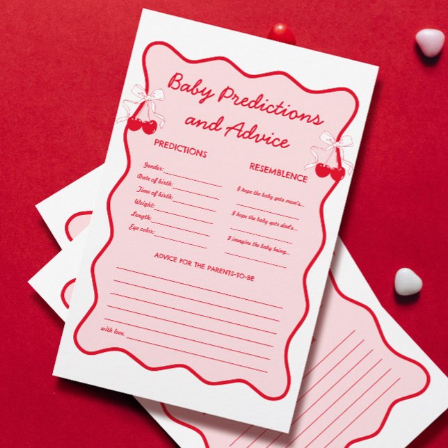 Jogo de previsões de Chás de fraldas de cereja (Criador carregado)