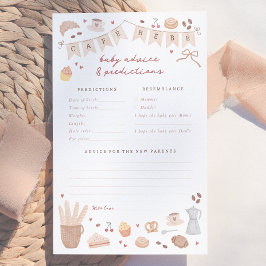 Jogo de Previsões e Conselhos Cafe Bebe Baby