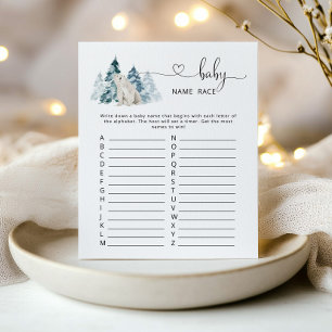 Jogo de raça Bebê do urso Polar