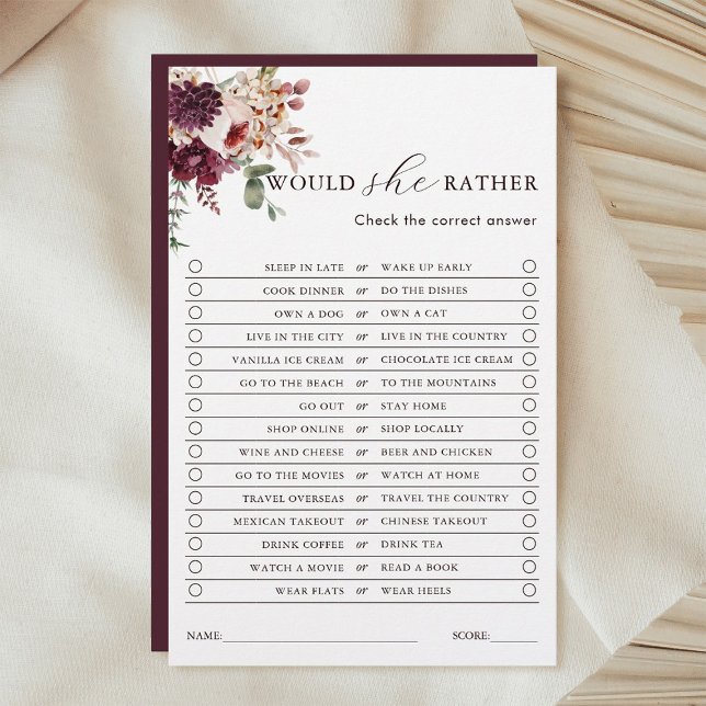 Jogo de Romance de Outono Floral "Ela Preferiria"  (Criador carregado)