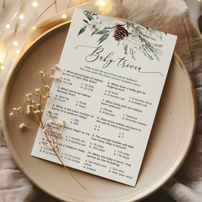 Jogo de trivialidades de bebês para caligrafia de  (Criador carregado)