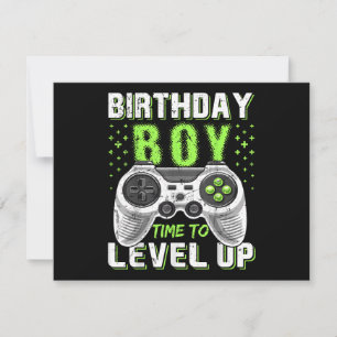 Jogo de Vídeo do Birthday Boy Level Up